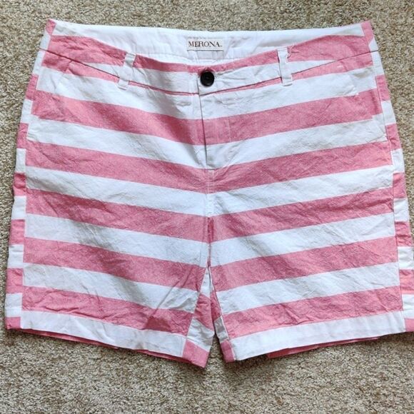 ⚓✔️Candy Stripe Shorts - Picture 1 of 3